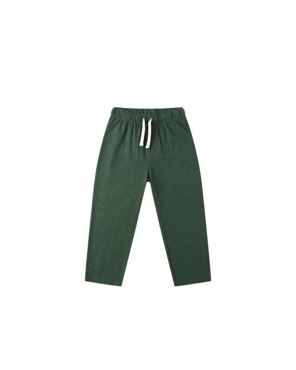 Rylee + Cru Rory Pant Joggers Olive Green Size 6-7Y NWT